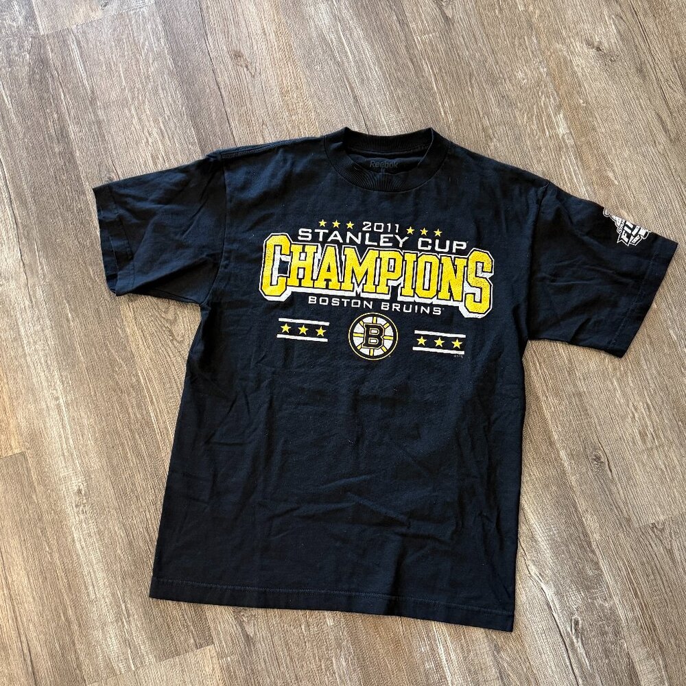 Reebok Boston Bruins Stanley Cup Champions T-Shirt